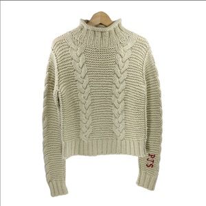 Parajumpers Aran Cable Hand Knit Cream Sweater